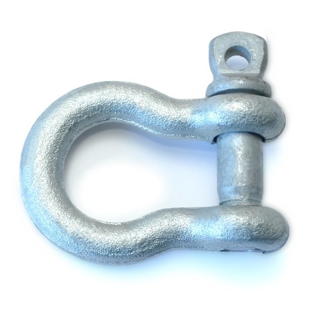 MIDWEST FASTENER 3/8" Galvanized Steel Screw Pin Anchor Shackle 54643